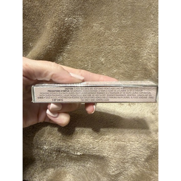 MIDNIGHT ROMANCE By Ralph Lauren Eau De Parfum .34oz/10ml EDP Travel ROLLERBALL - Picture 5 of 9